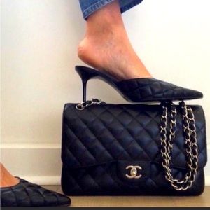 Zara Quilted Healed Mules